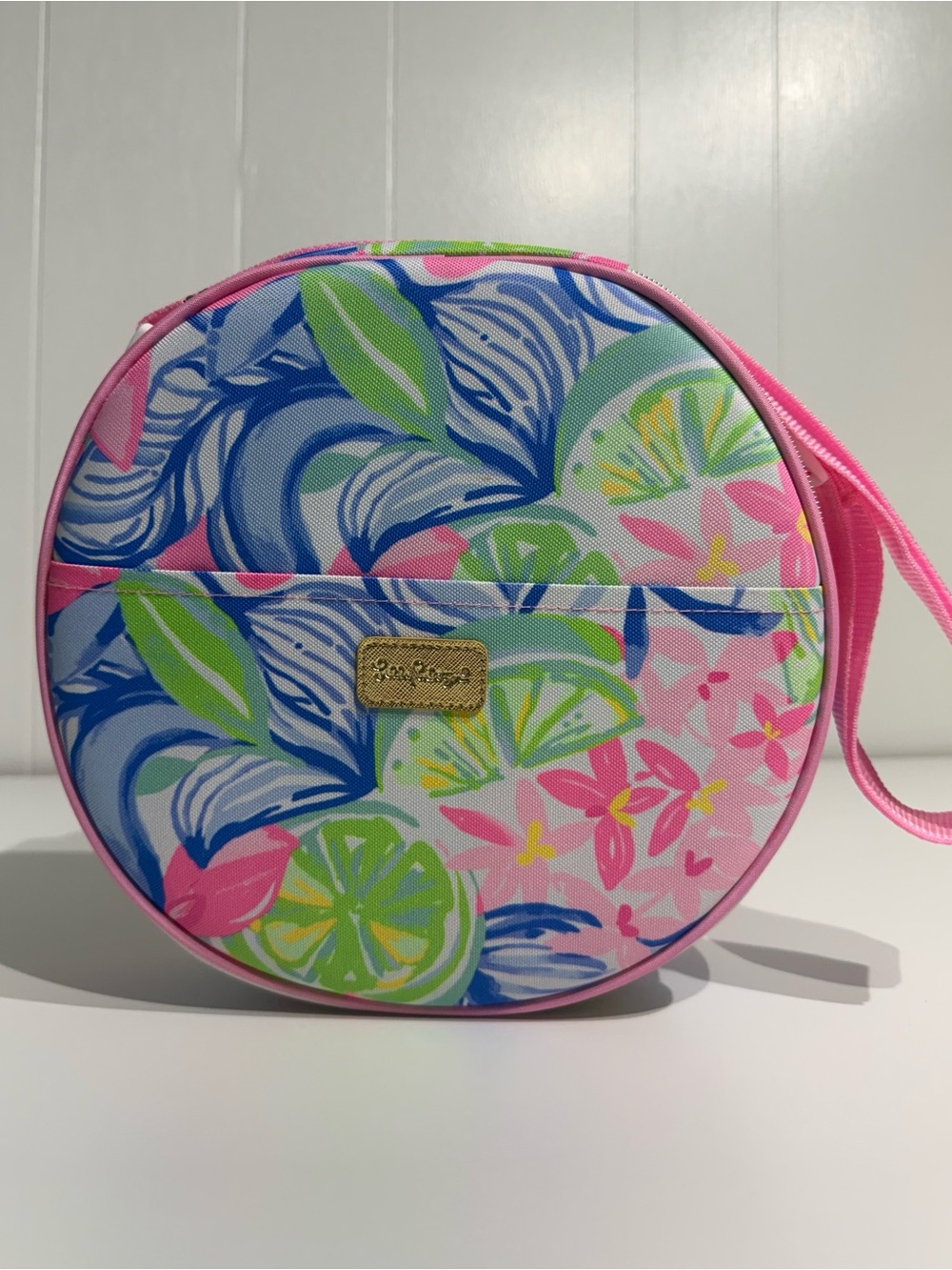 Lilly Pulitzer Round Floral Picnic Cooler With Accessories NWOT